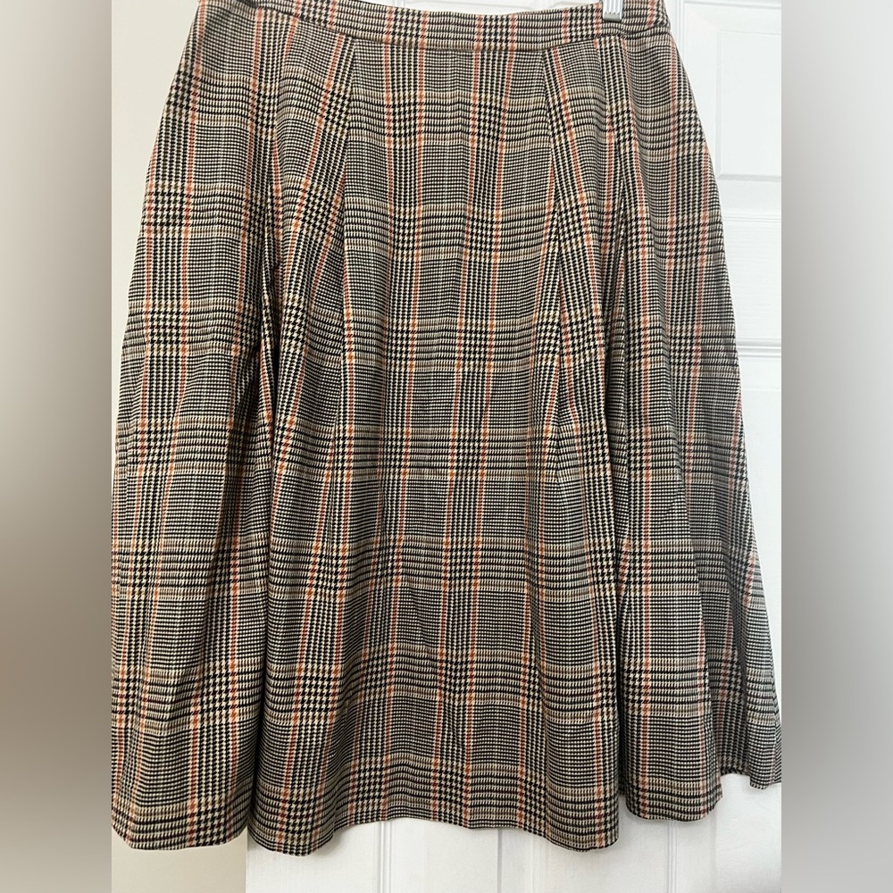 Lauren Ralph Lauren Multicolor Plaid A-Line Skirt - Picture 13 of 16